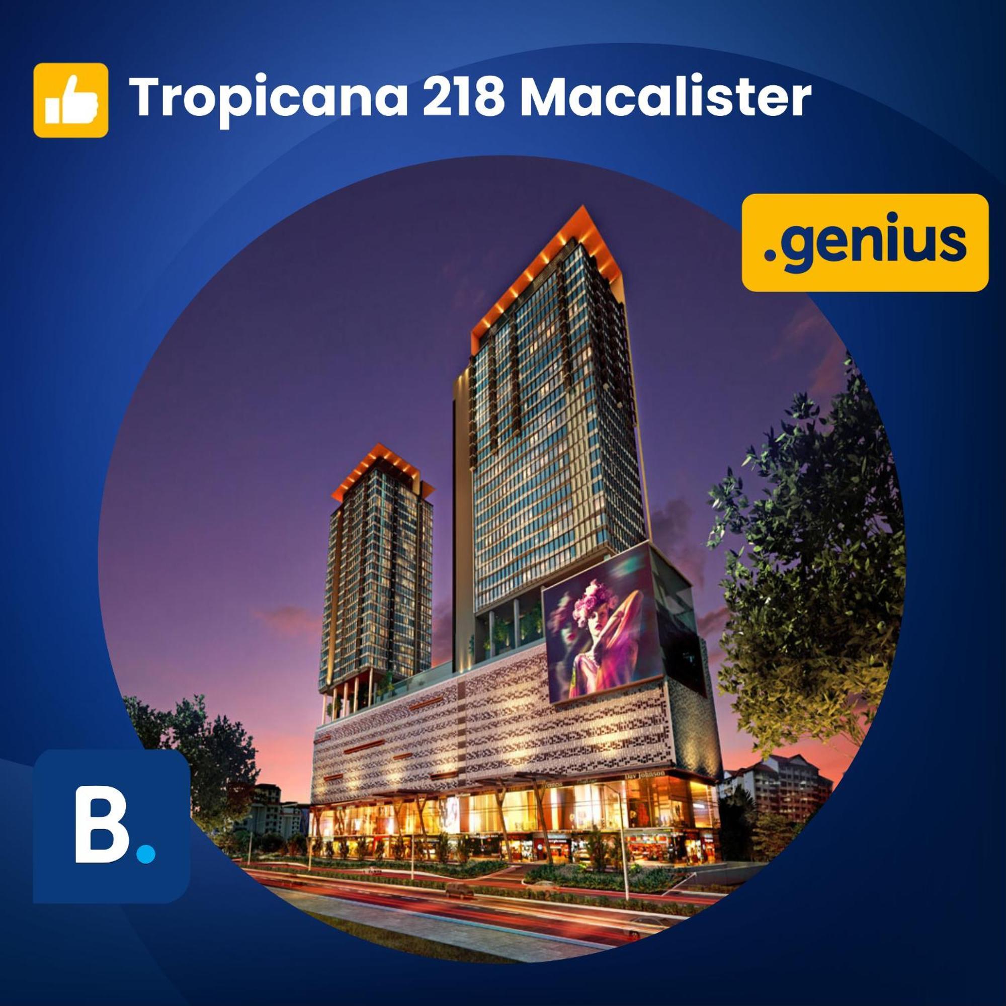 Tropicana 218 Macalister Penang Lejlighed George Town Eksteriør billede